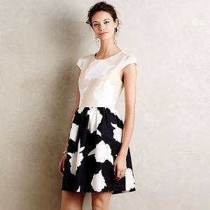 Anthropologie Contrast Study Dress by Troubadour